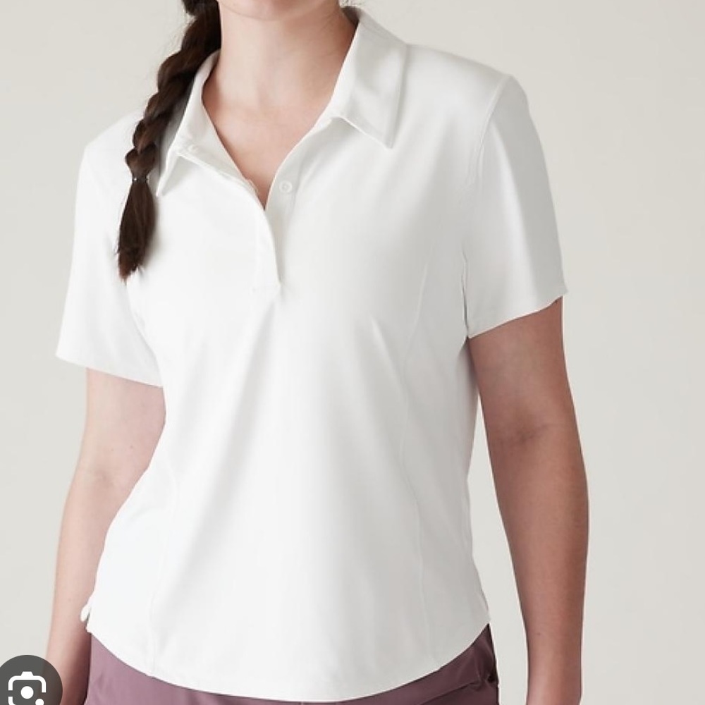 NWT Athleta Advantage Polo Tee